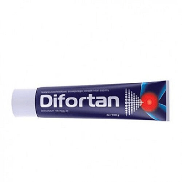100g Difortan gel for the treatment of muscle pain 100mg/g - Maple Wellness Supplements