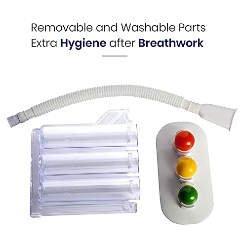 HealthAndYoga(TM) Deep Breathing Exerciser - Breath Exercise Measure SoulGenieBuy Supplements Australia