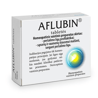 Aflubin Homeopathic tablets for colds, 48 - Maple Wellness Supplements