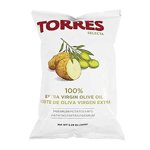 Patatas Fritas Torres Olive Oil Premium Potato Chips Big Bag 150g/5.29 Ounce - Maple Wellness Supplements