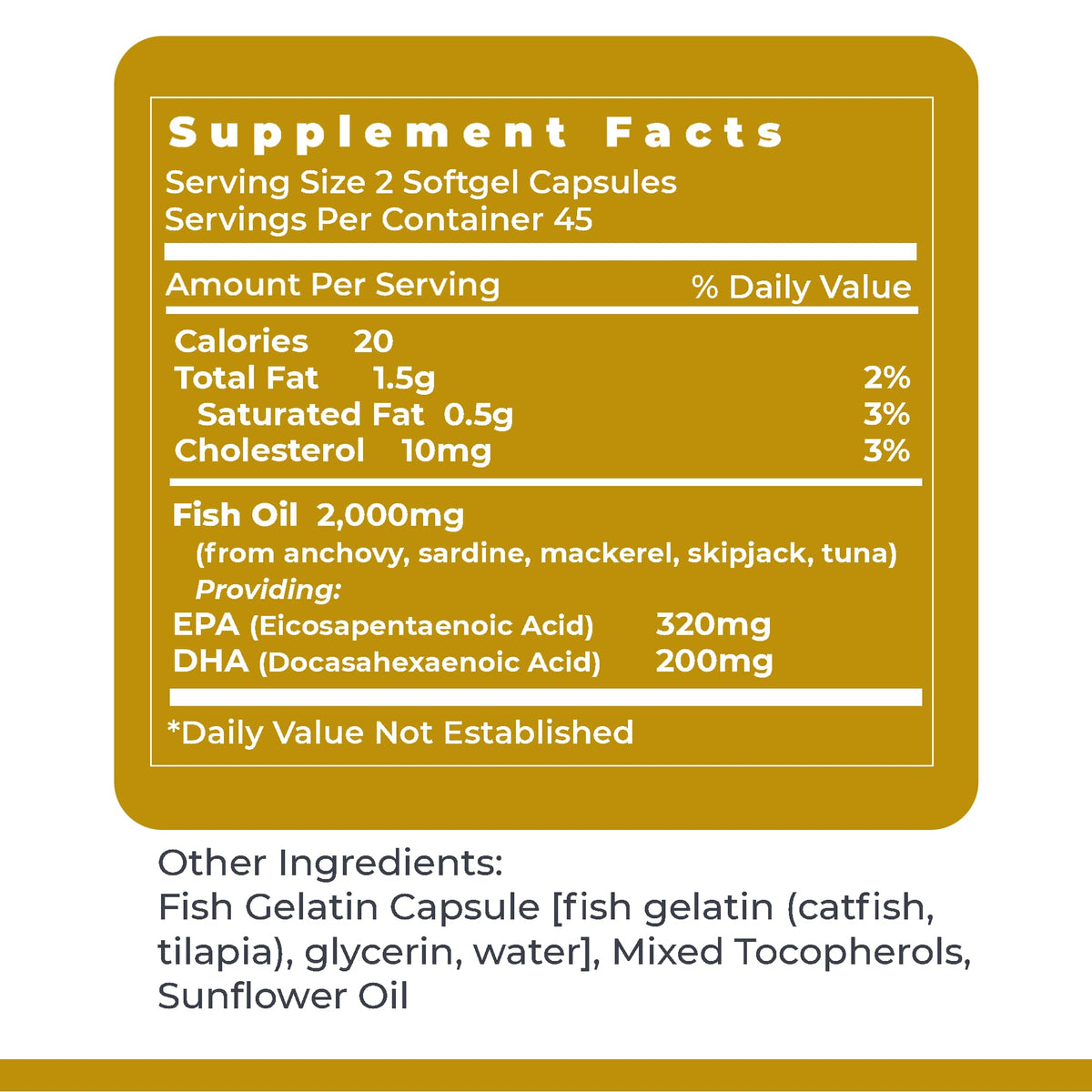 Premier Research Labs EPA DHA Marine Softgels - Omega 3 Fish Oil, EPA DHA Omega 3 Supplement, Fatty Acids for Women & Men, Natural - 90 Softgel Capsules - Maple Wellness Supplements