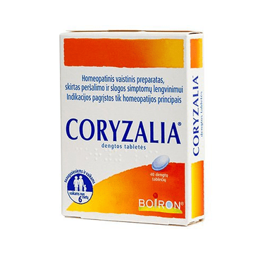 2x 40 Tabs Coryzalia Homeopathic tablets for colds and flu - Maple Wellness Supplements