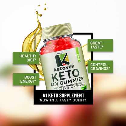 (3 Pack) Ketovex Keto BHB Gummies Advanced Formula, Ketovex BHB Weight Management ACV Gummies Reviews, Ketovex ACV Keto Vex BHB Gummy Gomitas Ketosis, Ketovex Gummies, B12 (180 Gummies) - Maple Wellness Supplements