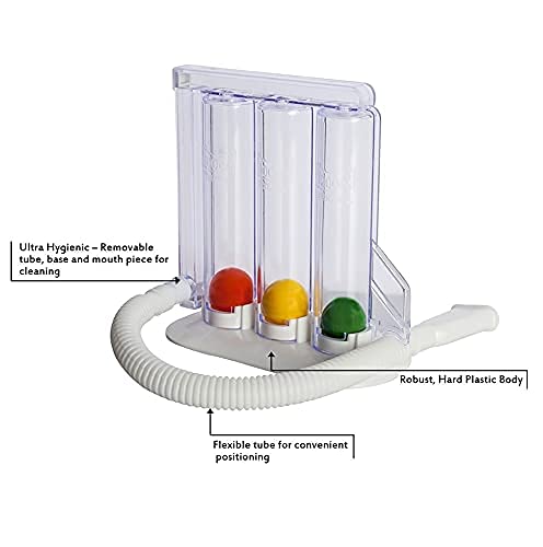 HealthAndYoga(TM) Deep Breathing Exerciser - Breath Exercise Measure SoulGenieBuy Supplements Australia
