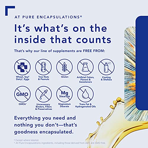 Pure Encapsulations NAC 600 mg - NAC Supplement for Lung Health & Immune Support Pure EncapsulationsBuy Supplements Australia