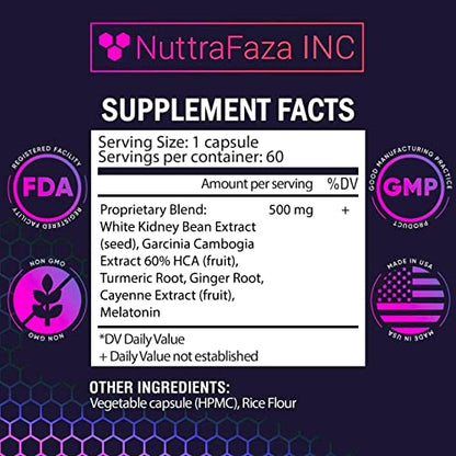 (2 Pack) Night Time Weight Loss Pills for Women Belly Fat Burner