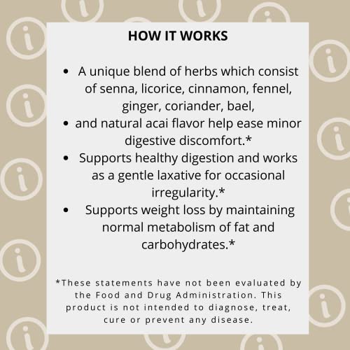 Hyleys Colon Cleanse Tea Blackberry Flavor - 50 Tea Bags (6 Pack - 300 Tea Bags Total) HYLEYSBuy Supplements Australia