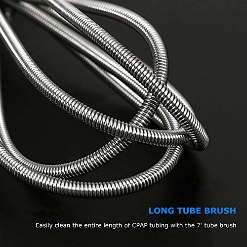 CPAP Tube Cleaning Brush-7 Feet Flexible + 7 Inches Handy Stainless Steel SUNMUBuy Supplements Australia