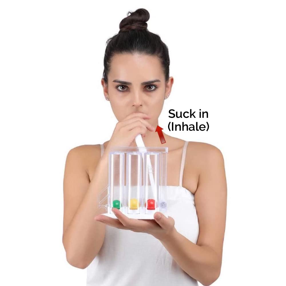 HealthAndYoga(TM) Deep Breathing Exerciser - Breath Exercise Measure SoulGenieBuy Supplements Australia