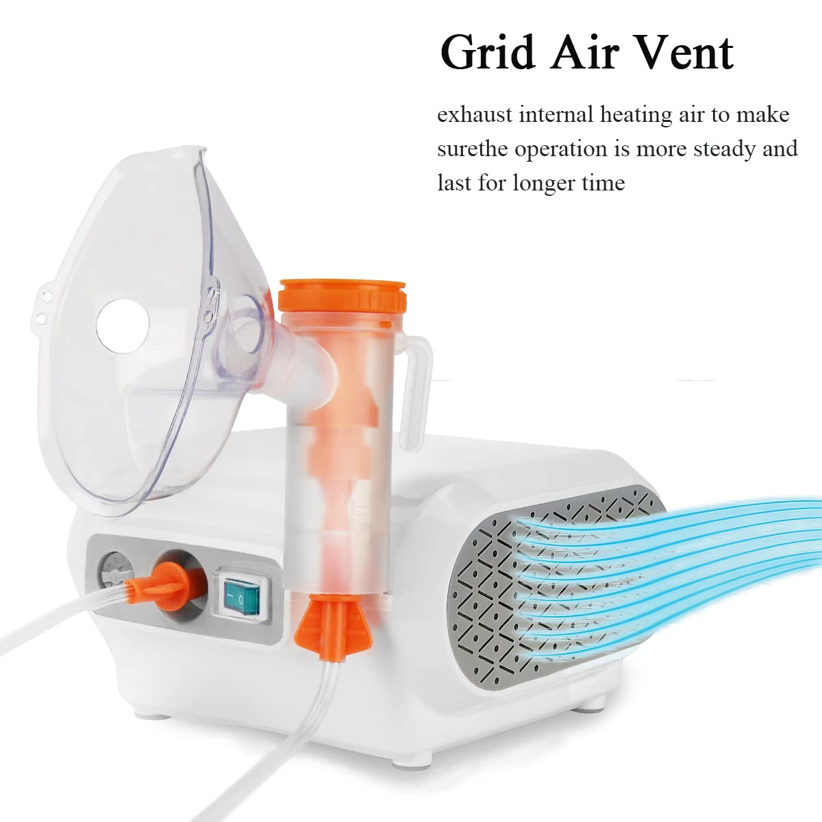 MAYLUCK Portable Compressor Nebulizer, Nebulizer Machine with 1 Set MayluckBuy Supplements Australia