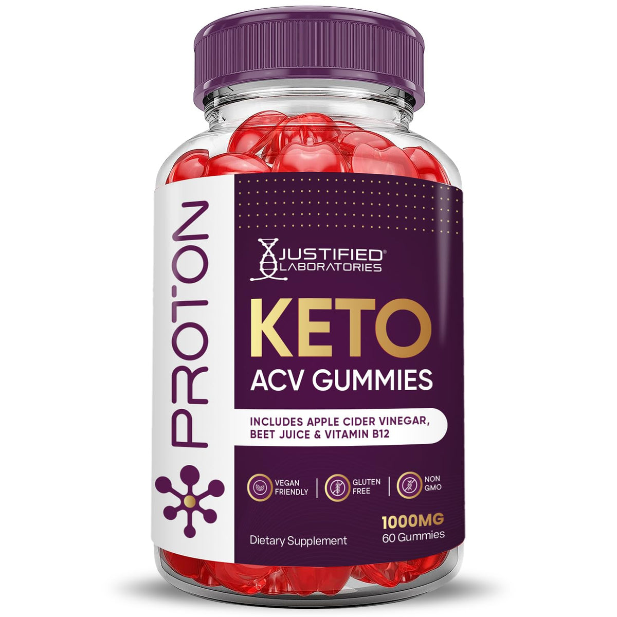 (3 Pack) Proton Protein Keto ACV Gummies Advanced Formula 1000MG Proton Keto Justified LaboratoriesBuy Supplements Australia