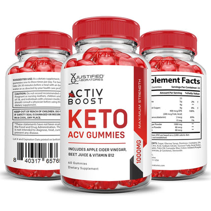 (3 Pack) Activboost Keto ACV Gummies Advanced Formula 1000MG Active Boost Justified LaboratoriesBuy Supplements Australia