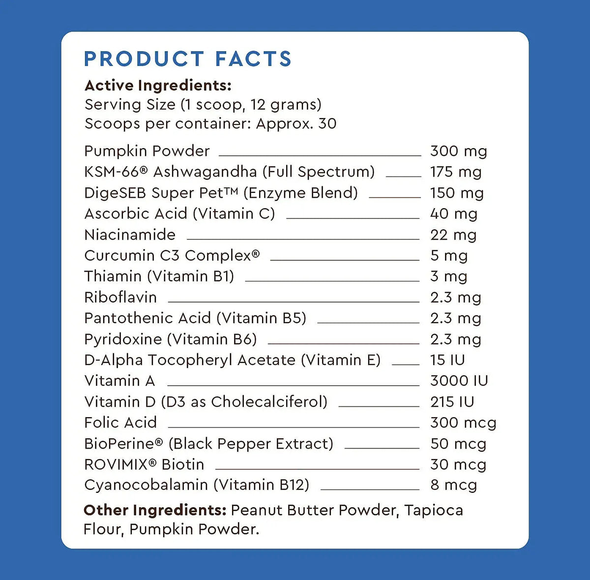 Infinite Pet Life Ultimate Multi-Function Peanut Butter Dog Vitamin Powder | 12.7 oz | All-Inclusive Dog Vitamins and Supplements Infinite Pet SupplementsBuy Supplements Australia