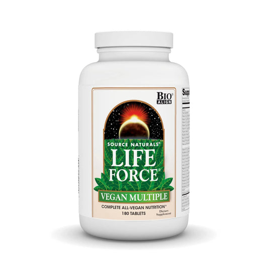 Source Naturals Vegan True Vegan Force Multiple, Advanced Energy Formula for Vegans* - 180 Tablets Source NaturalsBuy Supplements Australia