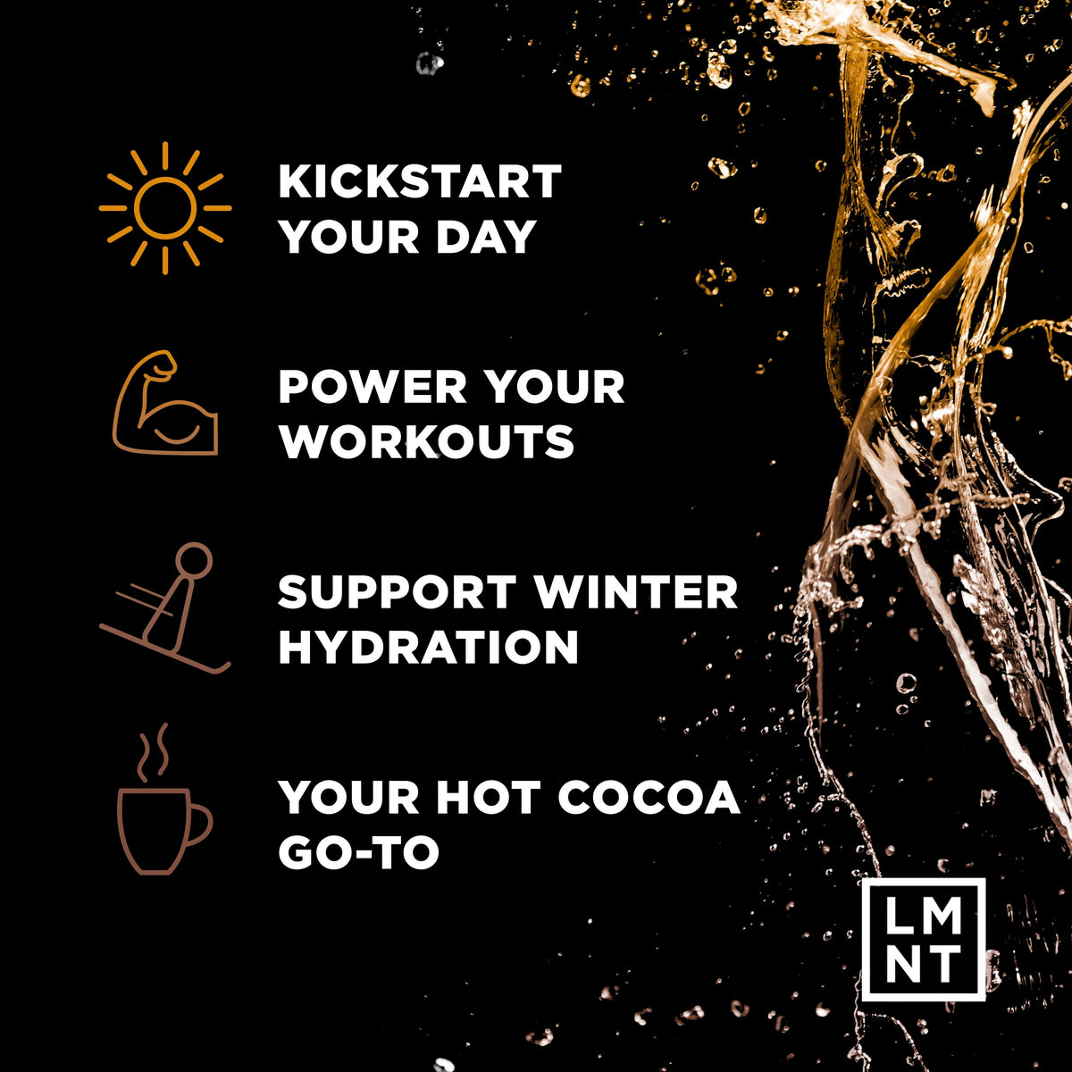 LMNT Hot Chocolate and Coffee Mixer - Chocolate Caramel Salt Electrolytes | No Sugar Drink LMNTBuy Supplements Australia