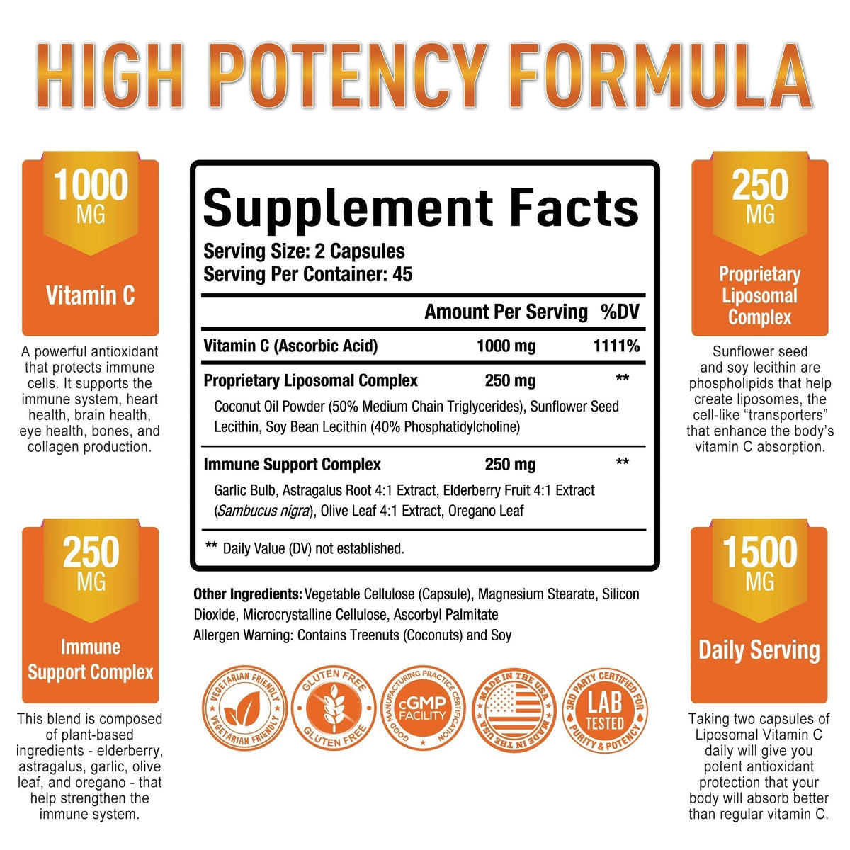 Premium Liposomal Vitamin C Supplement - High Absorption, Fat Soluble Ascorbic Acid Purely OptimalBuy Supplements Australia