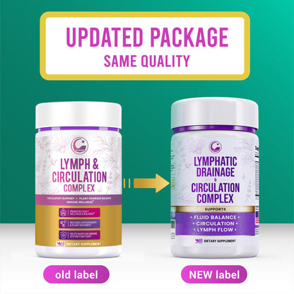 Advanced Lymphatic Drainage Supplements – Lymphatic Cleanse & Lymph System Support with Hesperidin, Rutin, Quercetin with Bromelain – Herbal Lymphatic Support Formula – 60 Capsules - Maple Wellness Supplements