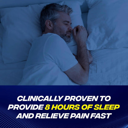Advil PM Pain Reliever and Nighttime Sleep Aid, Ibuprofen for Pain Relief and Diphenhydramine Citrate for a Sleep Aid - 120 Coated Caplets and Pain Reliever and Fever Reducer, 10 Count Tablets - Maple Wellness Supplements
