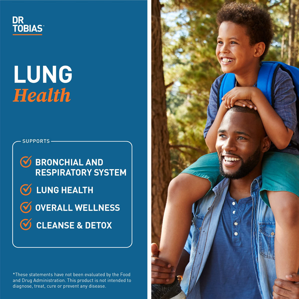 Dr. Tobias Lung Health and Oregano & Caprylic Acid Blend, Supports Lung Cleanse & Detox, Intestinal Health, Immune Support with Prebiotics & Herbs for Women & Men - Maple Wellness Supplements