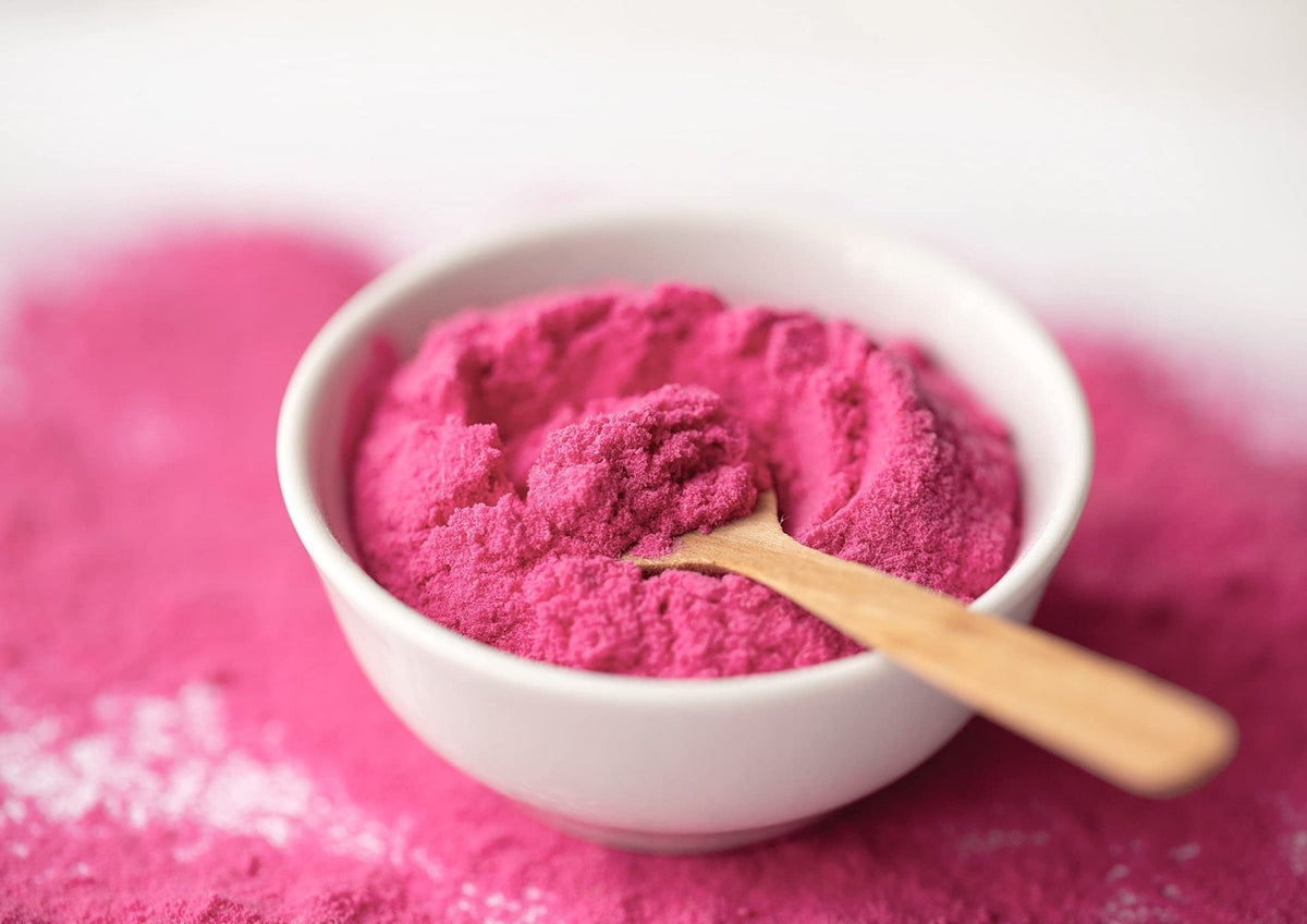 Food to Live Organic Dragon Fruit Juice Powder, 16 Pounds – Non-GMO, Powdered Red Pitaya, Vegan, Bulk. Contains Maltodextrin. Rich in Antioxidants, Fiber, Vitamin C. Perfect for Shakes, Smoothie Bowls - Maple Wellness Supplements