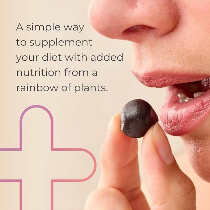 JuicePlus+ Vegetable Blend Soft Chews (Chewables) - Delicious Vegan Gummies with 11 Nutrient-Rich Vegetables for Daily Wellness! Boost Intake of Vitamins & More - For Kids & Adults - (1-mo, 30 Chews) - Maple Wellness Supplements