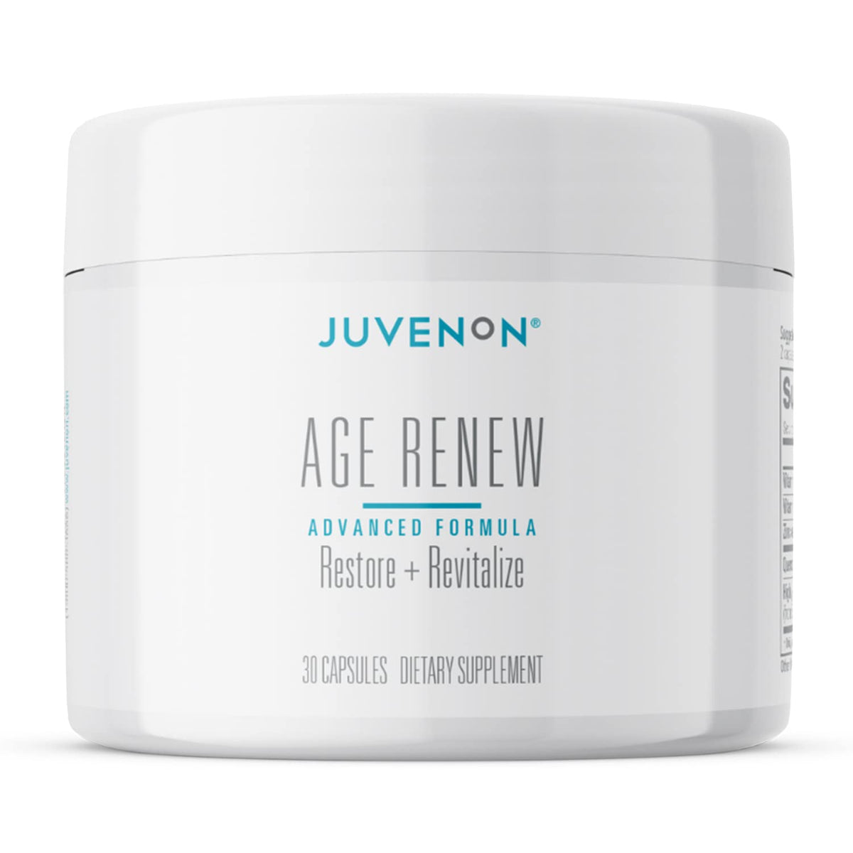Juvenon AgeRenew Beta Glucan Anti Aging Immunity Support Supplement, Beta Glucan with Zinc Quercetin for Immune Defense Boost - Maple Wellness Supplements