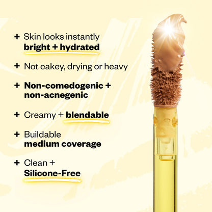 Kosas Revealer Concealer – Medium Coverage Hydrating Under Eye & Face Concealer with Hyaluronic Acid, Tone 04 N - Maple Wellness Supplements