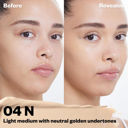 Kosas Revealer Concealer – Medium Coverage Hydrating Under Eye & Face Concealer with Hyaluronic Acid, Tone 04 N - Maple Wellness Supplements