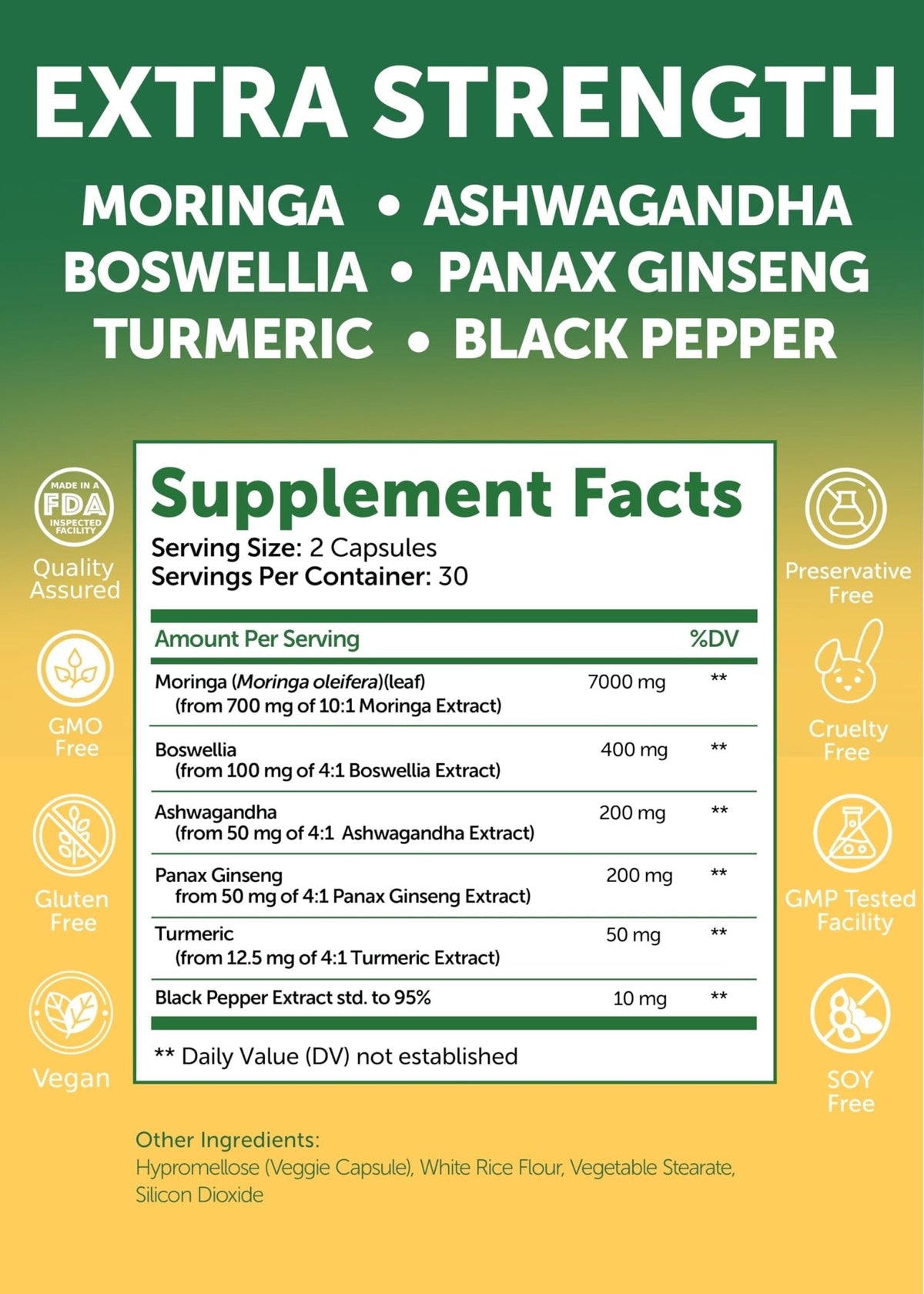 Lunakai USA Made Moringa & Sea Moss Capsules Bundle – 6-in-1 & 16-in-1 Advanced Blends – 60 Non-GMO Veggie Capsules Each - Maple Wellness Supplements