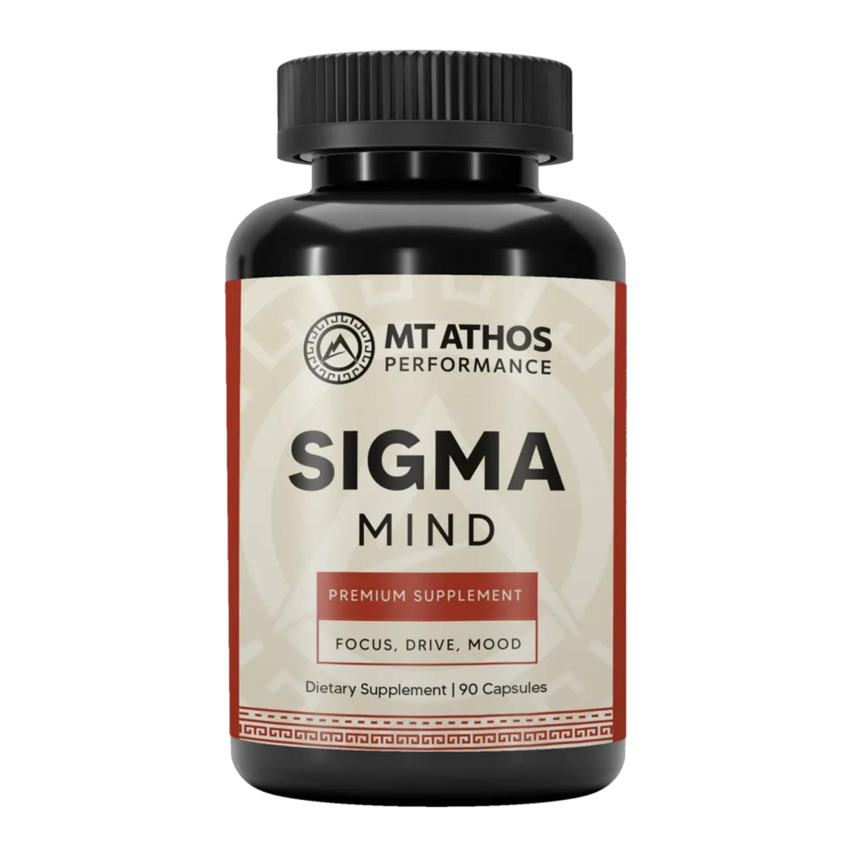 Mt. Athos Performance Sigma Mind | Potent Nootropic Formula to Support Cognitive Function, Improved Focus, Drive, and Mood | 30 Servings, 90 Capsules - Maple Wellness Supplements