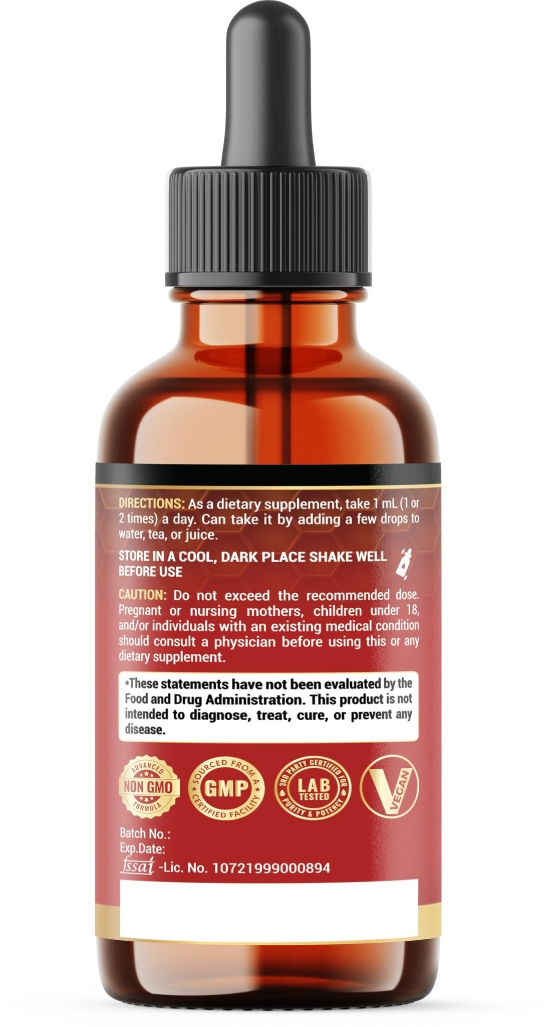 Penhoment 6in1 Sea Moss Drops with Black Seed Oil Irish Seamoss, Ashwagandha, Burdock Root & Bladderwrack - 1FL Oz - 30 Day Supply - Maple Wellness Supplements