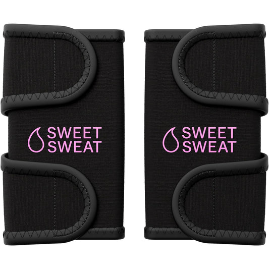 Sports Research Sweet Sweat® Arm Trimmers - Premium Sweat-Enhancing Arm Wraps for Women & Men - 3 Adjustable Sizes - Maple Wellness Supplements