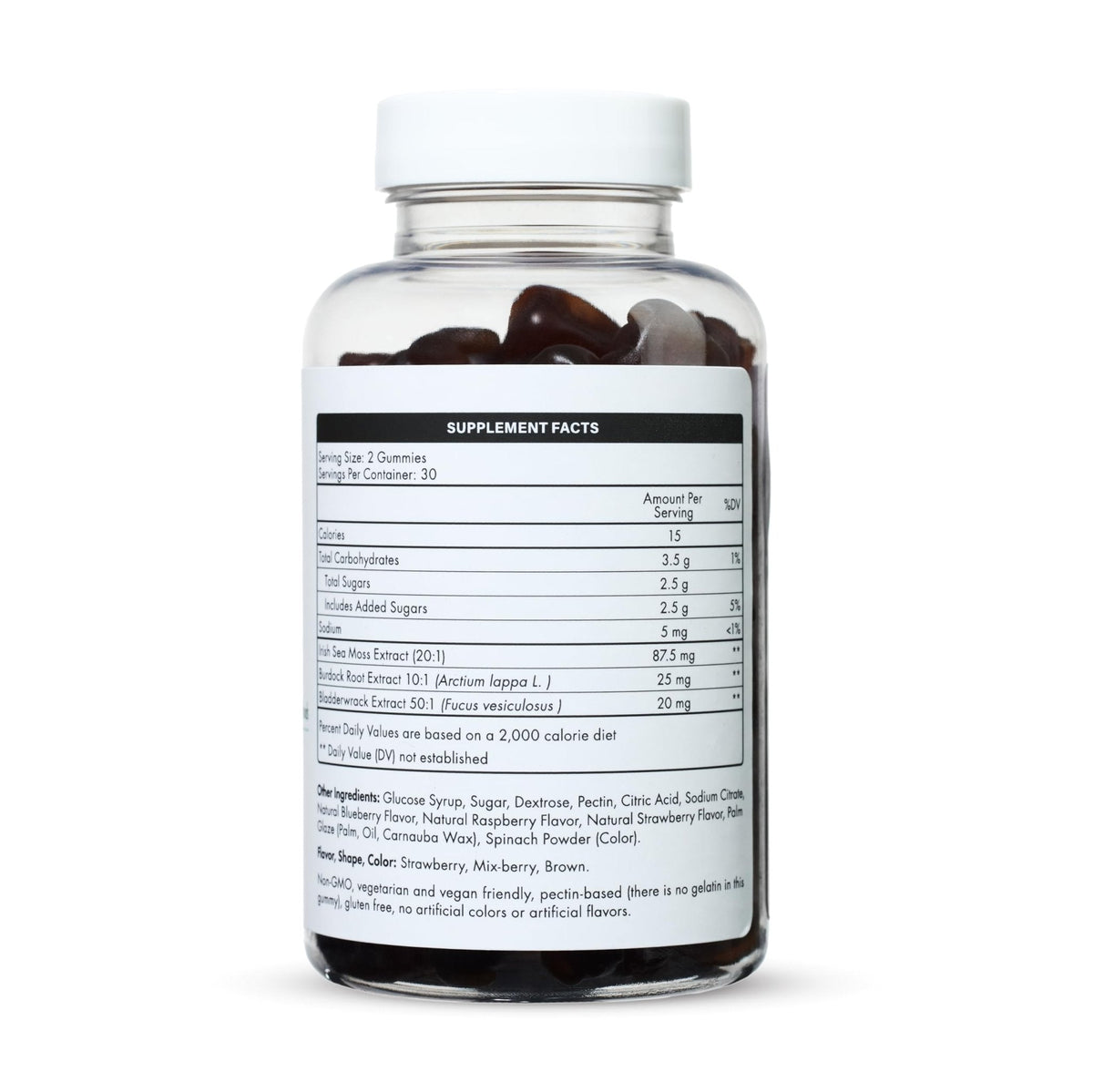 The EverÉ Natural Alchemy Sea Moss with Bladderwrack & Burdock Root – Vegan, Plant-Based Gummies with Minerals & Botanicals – Mixed-Berry Flavor, Non-GMO & Gluten-Free - Maple Wellness Supplements