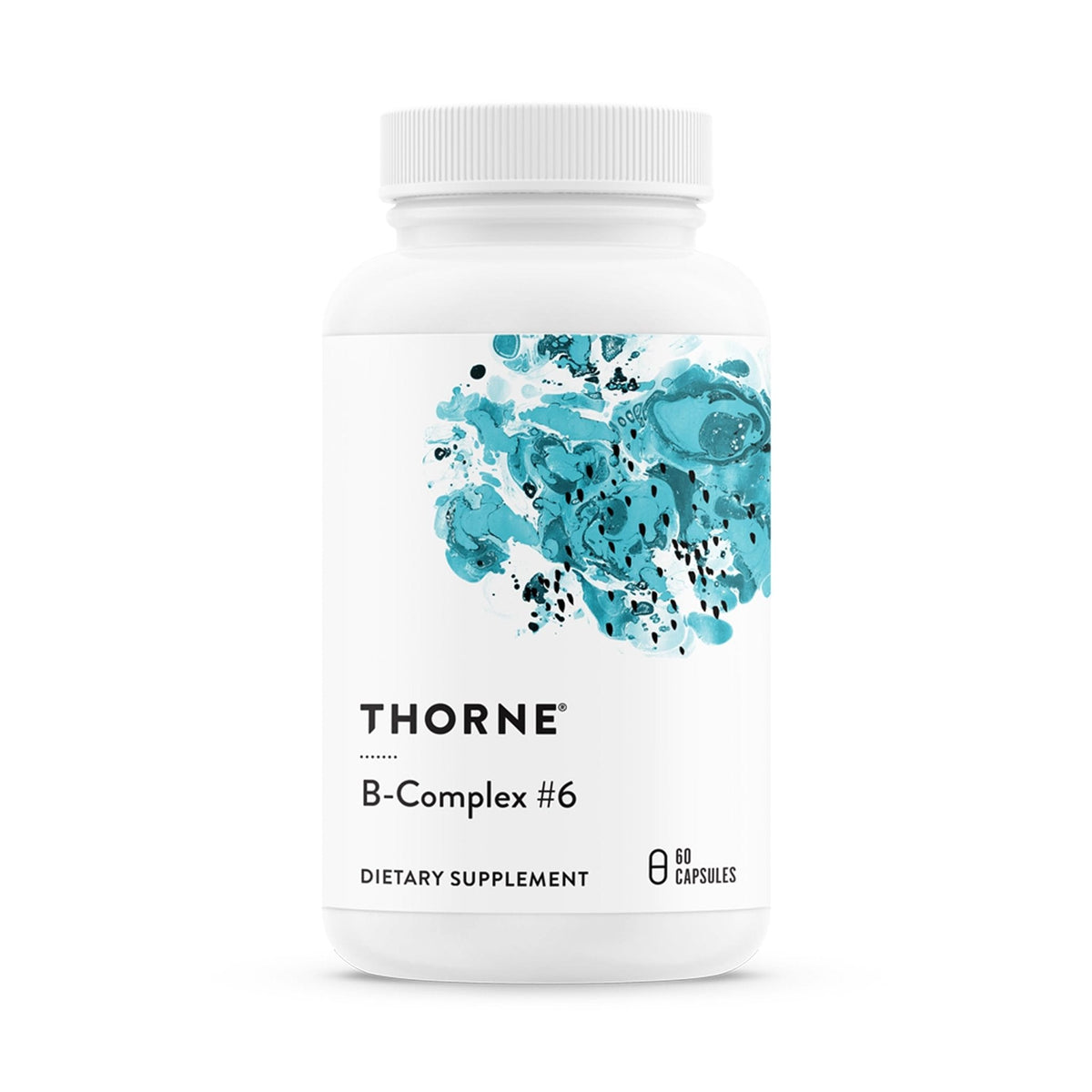 THORNE - B-Complex 6 - Vitamin B Complex with Active Forms of Essential B Vitamins & Extra B6-60 Servings - Maple Wellness Supplements